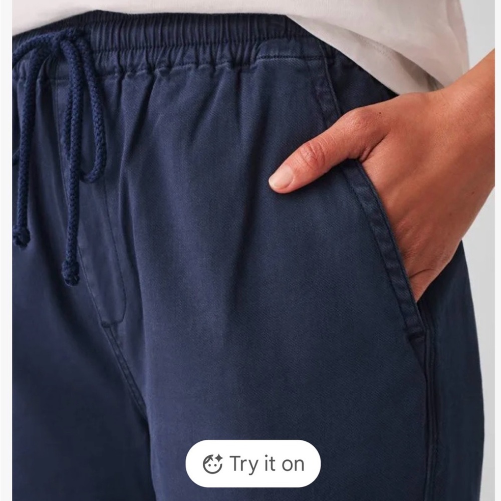 Faherty Essential Relaxed Drawstring Pants Faded … - image 4